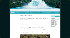 Desktop Screenshot of hukafalls.com